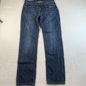Lucky Brand 221 Original Straight Jeans Mens 30x32 Blue Medium Wash Denim Casual
